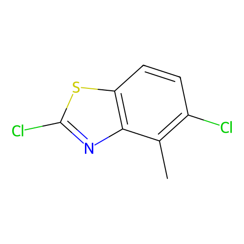 2,5-Dichloro-4-methyl-1,3-benzothiazole structure