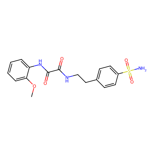 N1-(2-methoxyphenyl)-N2-(4-sulfamoylphenethyl)oxalamide structure