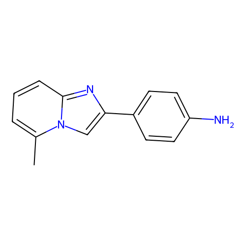 4-(5-Methylimidazo[1,2-a]pyridin-2-yl)aniline structure