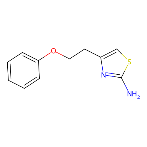 4-(2-Phenoxyethyl)-1,3-thiazol-2-amine structure