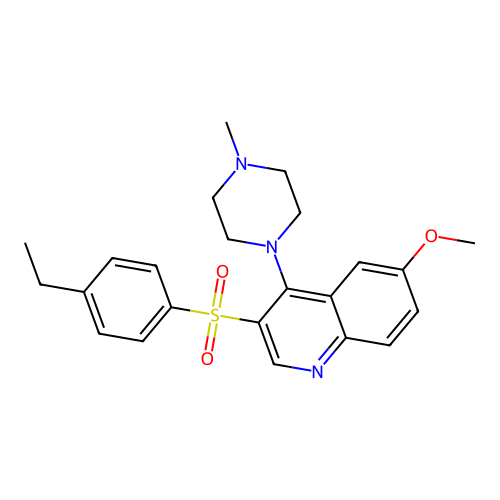 3-(4-Ethylphenyl)sulfonyl-6-methoxy-4-(4-methylpiperazin-1-yl)quinoline structure