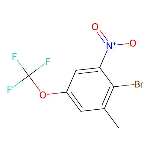 2-Bromo-1-methyl-3-nitro-5-(trifluoromethoxy)benzene structure