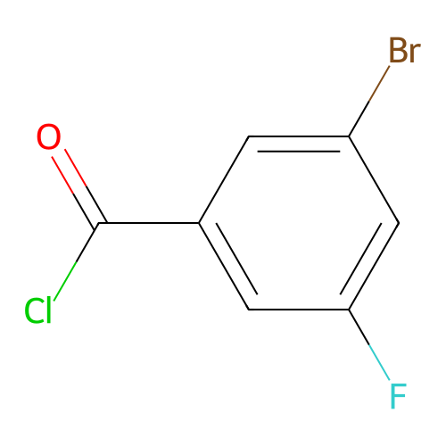 3-Bromo-5-fluorobenzoyl chloride structure