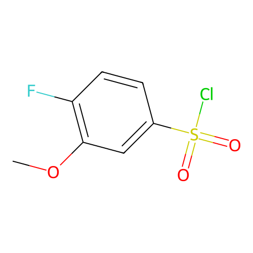 4-Fluoro-3-methoxybenzenesulfonyl chloride structure
