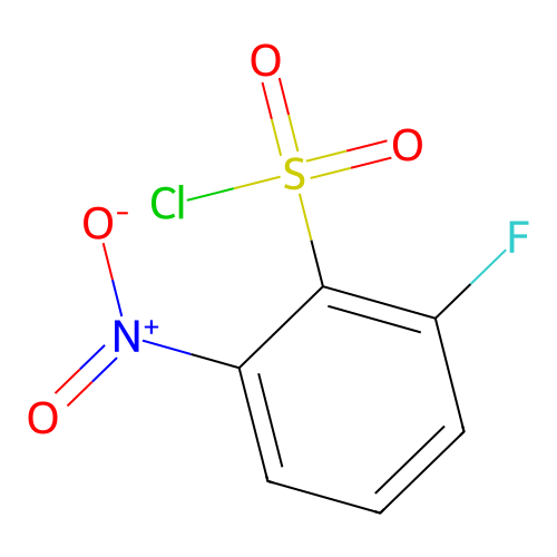 2-Fluoro-6-nitrobenzene-1-sulfonyl chloride structure