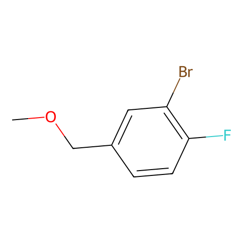 2-Bromo-1-fluoro-4-(methoxymethyl)benzene structure