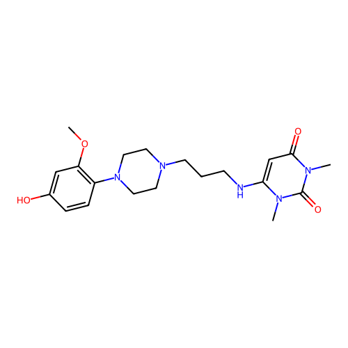 4-Hydroxyurapidil structure