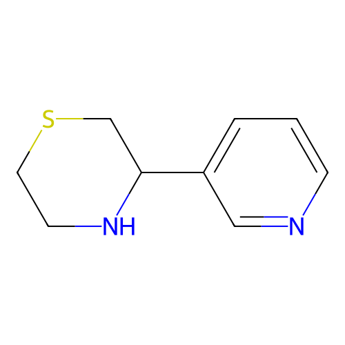 3-Pyridin-3-yl thiomorpholine structure