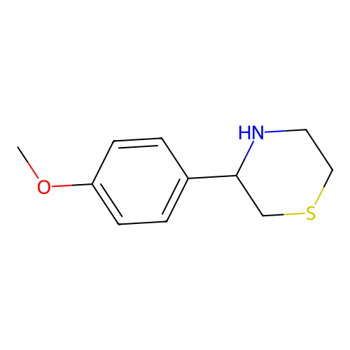 3-(4-Methoxyphenyl)thiomorpholine structure