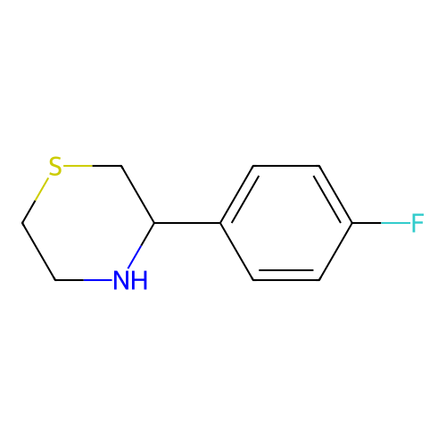 3-(4-Fluorophenyl)thiomorpholine structure