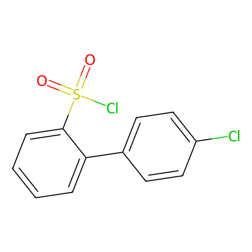 [2-(4-Chlorophenyl)phenyl]sulfonyl chloride structure
