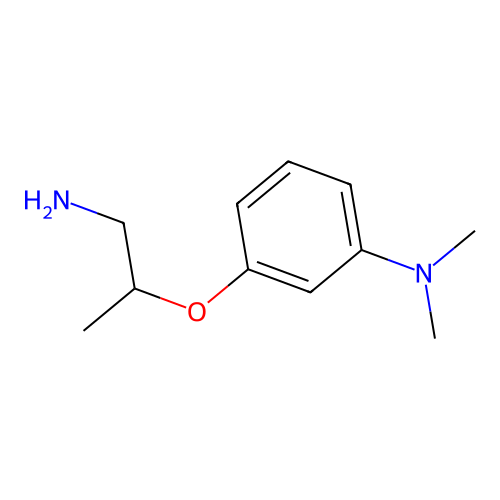 [3-(2-Amino-1-methylethoxy)phenyl]dimethylamine structure