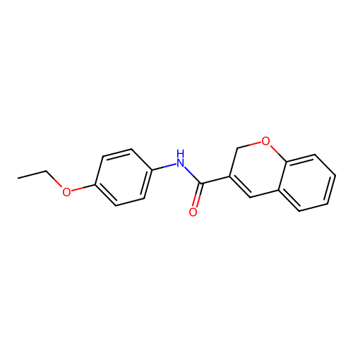 N-(4-ethoxyphenyl)-2H-chromene-3-carboxamide structure