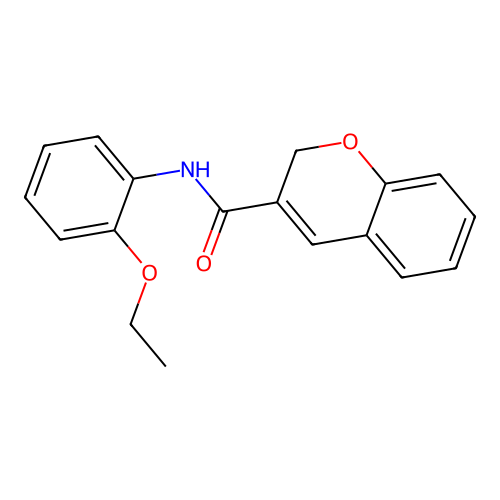 N-(2-ethoxyphenyl)-2H-chromene-3-carboxamide structure