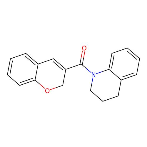 (2H-chromen-3-yl)(3,4-dihydroquinolin-1(2H)-yl)methanone structure