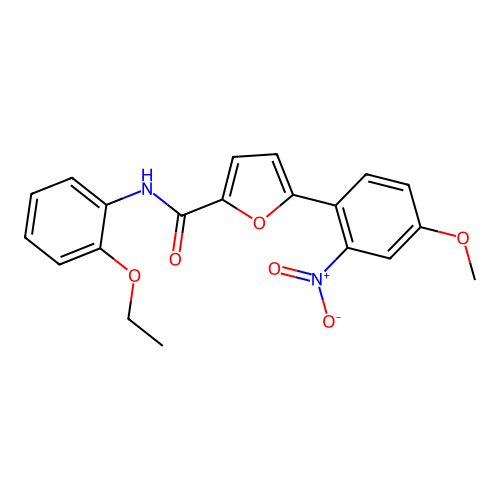 N-(2-ethoxyphenyl)-5-(4-methoxy-2-nitrophenyl)furan-2-carboxamide structure