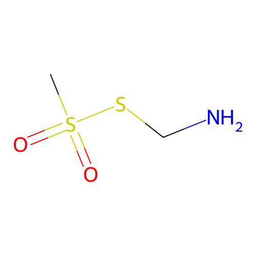 Aminomethyl methanesulfonothioate structure