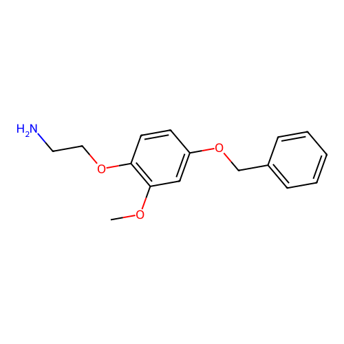 2-(4-Benzyloxy-2-methoxyphenoxy)ethylamine structure
