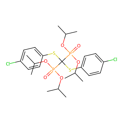 Bis[(4-chlorophenyl)thiomethylene]biphosphonic Acid, Tetraisopropyl Ester structure