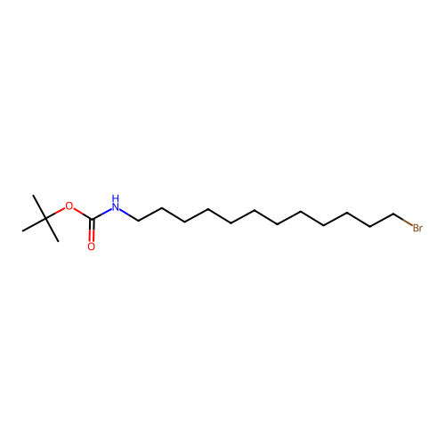 12-(t-Boc-amino)-1-dodecyl Bromide structure