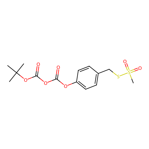 p-O-t-Boc-benzylmethanethiosulfonate structure