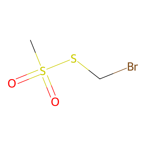 S-(Bromomethyl) methanesulfonothioate structure