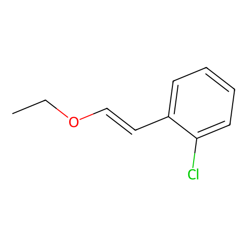 1-Chloro-2-(2-ethoxyethenyl)benzene structure