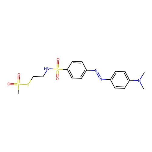 Dabsylaminoethyl Methanethiosulfonate structure