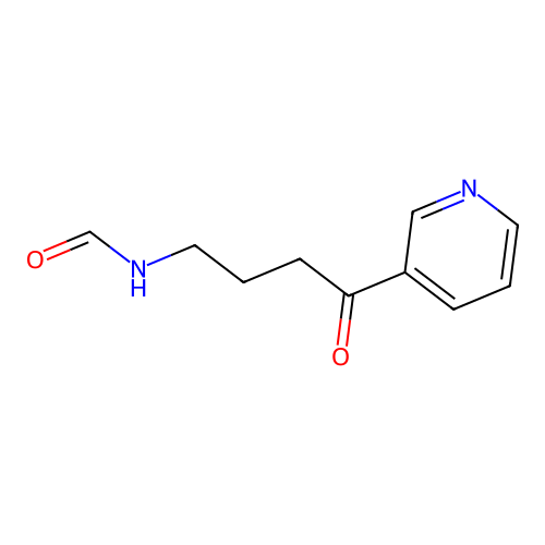 3-(4-Formylaminobutyryl)pyridine structure