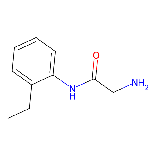 2-amino-N-(2-ethylphenyl)acetamide structure