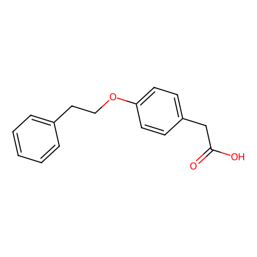 [4-(2-Phenylethoxy)phenyl]acetic acid structure