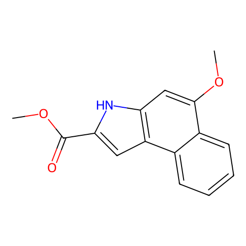 methyl 5-methoxy-3H-benzo[e]indole-2-carboxylate structure