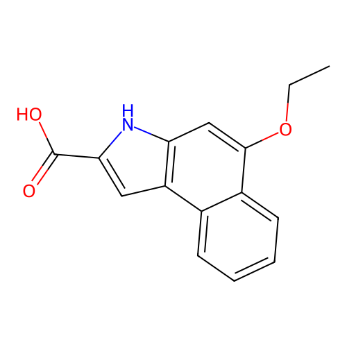 5-ethoxy-3H-benzo[e]indole-2-carboxylic acid structure