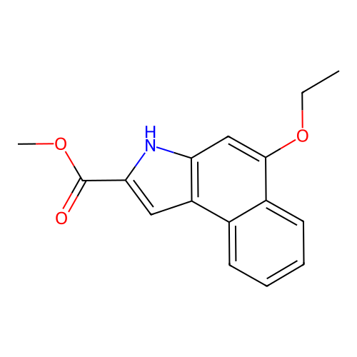 methyl 5-ethoxy-3H-benzo[e]indole-2-carboxylate structure