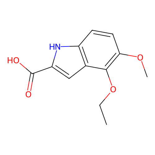4-ethoxy-5-methoxy-1H-indole-2-carboxylic Acid structure
