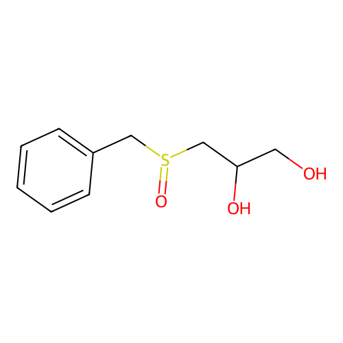 3-(Phenylmethanesulfinyl)propane-1,2-diol structure