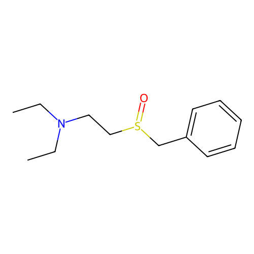N,N-Diethyl-2-(phenylmethanesulfinyl)ethan-1-amine structure