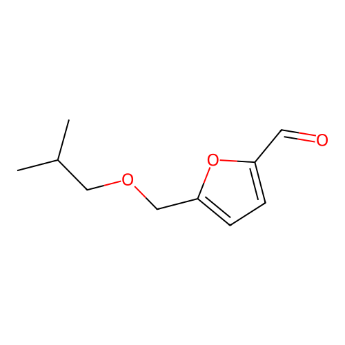 5-(2-Methylpropoxymethyl)furan-2-carbaldehyde structure