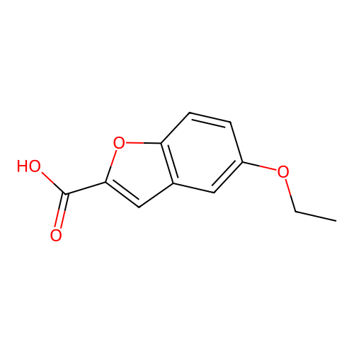 5-Ethoxy-1-benzofuran-2-carboxylic acid structure