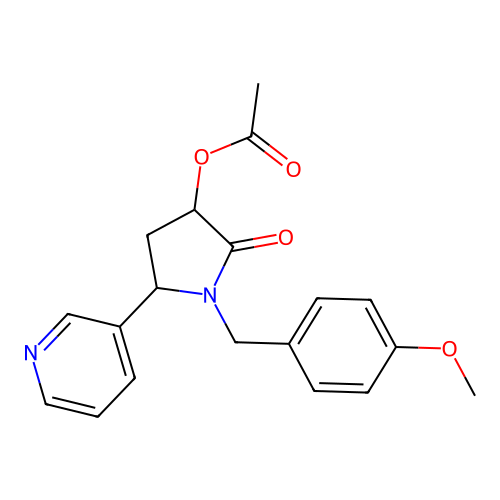 1-(4-Methoxybenzyl)-3-acetoxynorcotinine structure