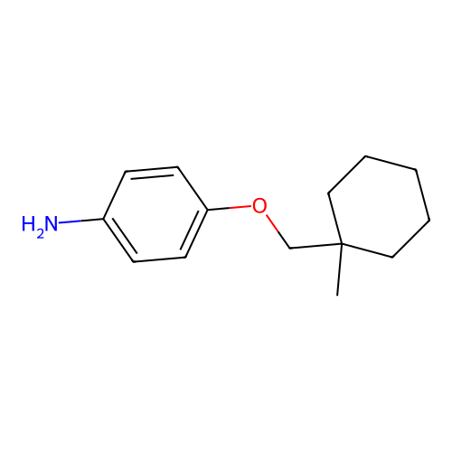 4-[(1-Methylcyclohexyl)methoxy]aniline structure