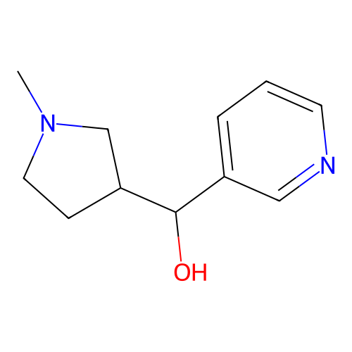 (1-Methylpyrrolidin-3-yl)-pyridin-3-ylmethanol structure