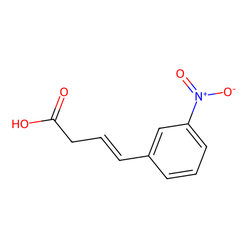 4-(3-nitrophenyl)but-3-enoic Acid structure