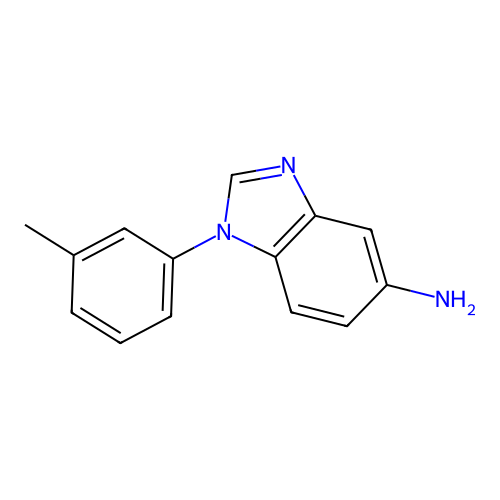 1-(3-Methylphenyl)-1H-benzimidazol-5-amine structure