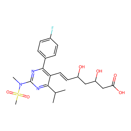 Rosuvastatin structure