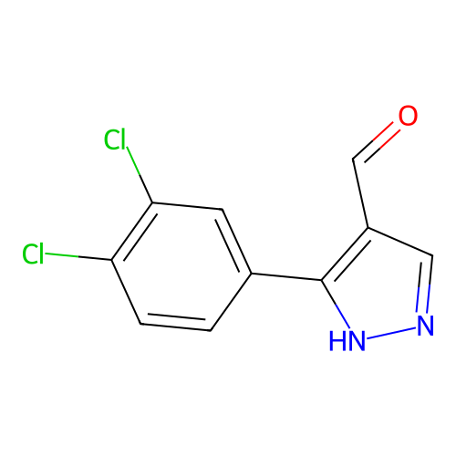 3-(3,4-Dichlorophenyl)-1H-pyrazole-4-carbaldehyde structure