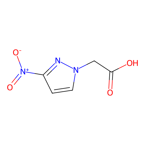 2-(3-nitro-1H-pyrazol-1-yl)acetic acid structure