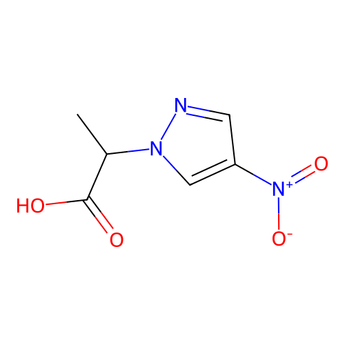 2-(4-nitro-1H-pyrazol-1-yl)propanoic acid structure