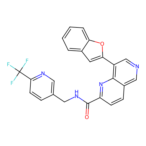 8- -N-([6- -1,6-NAPHTHYRIDINE-2-CARBOXAMIDE structure