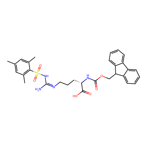 Fmoc-Arg(Mts)-OH structure